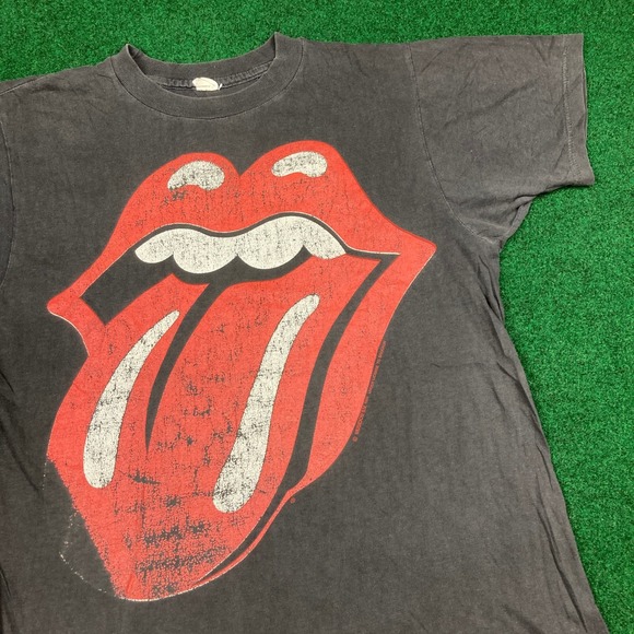 the Rolling Stones Other - Vintage Rolling Stones Shirt Mens M Black Red 1989 Urban Jungle Europe Tour 80s